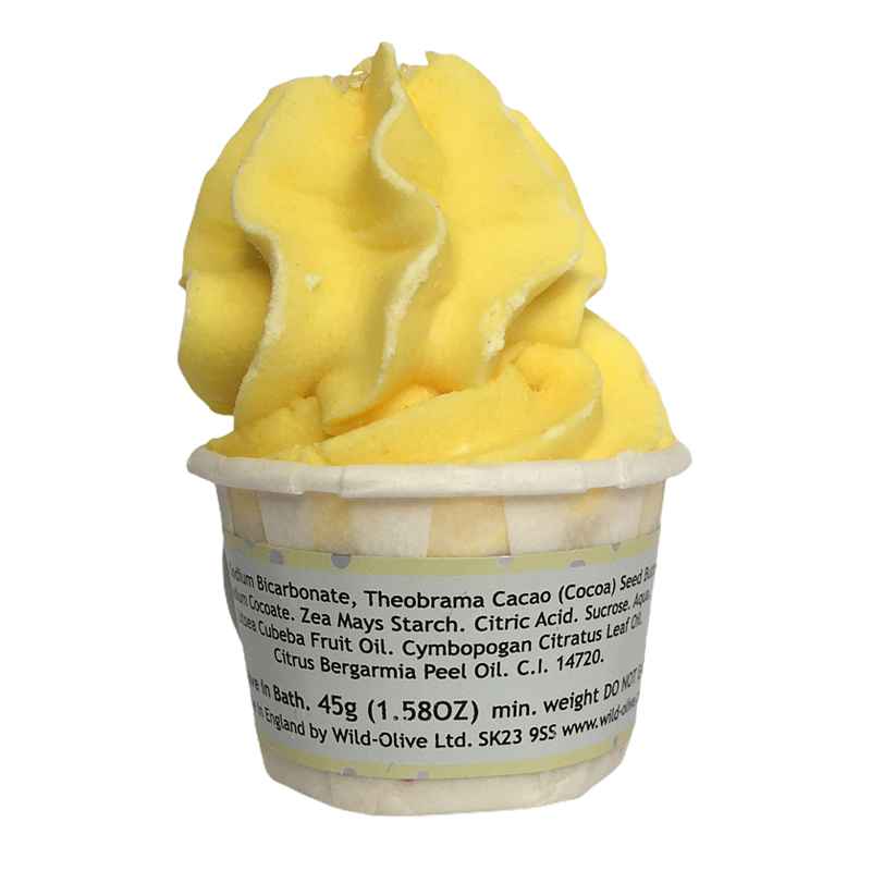 Wild Olive Souffle Bath Melt Lemon Drizzle back