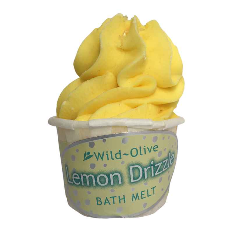 Wild Olive Souffle Bath Melt Lemon Drizzle front