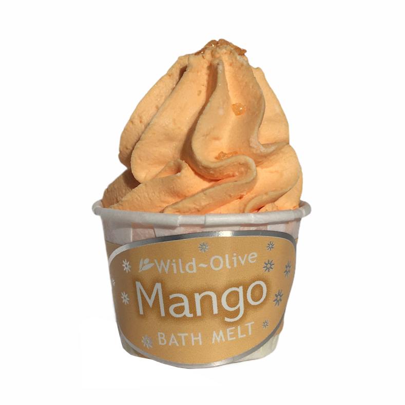 Wild Olive Souffle Bath Melt Mango front