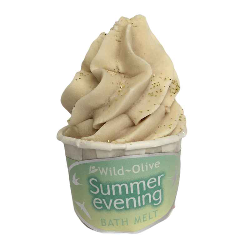 Wild Olive Souffle Bath Melt Summer Evening front