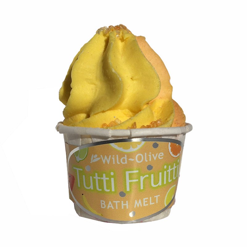 Wild Olive Souffle Bath Melt Tutti Fruiti front