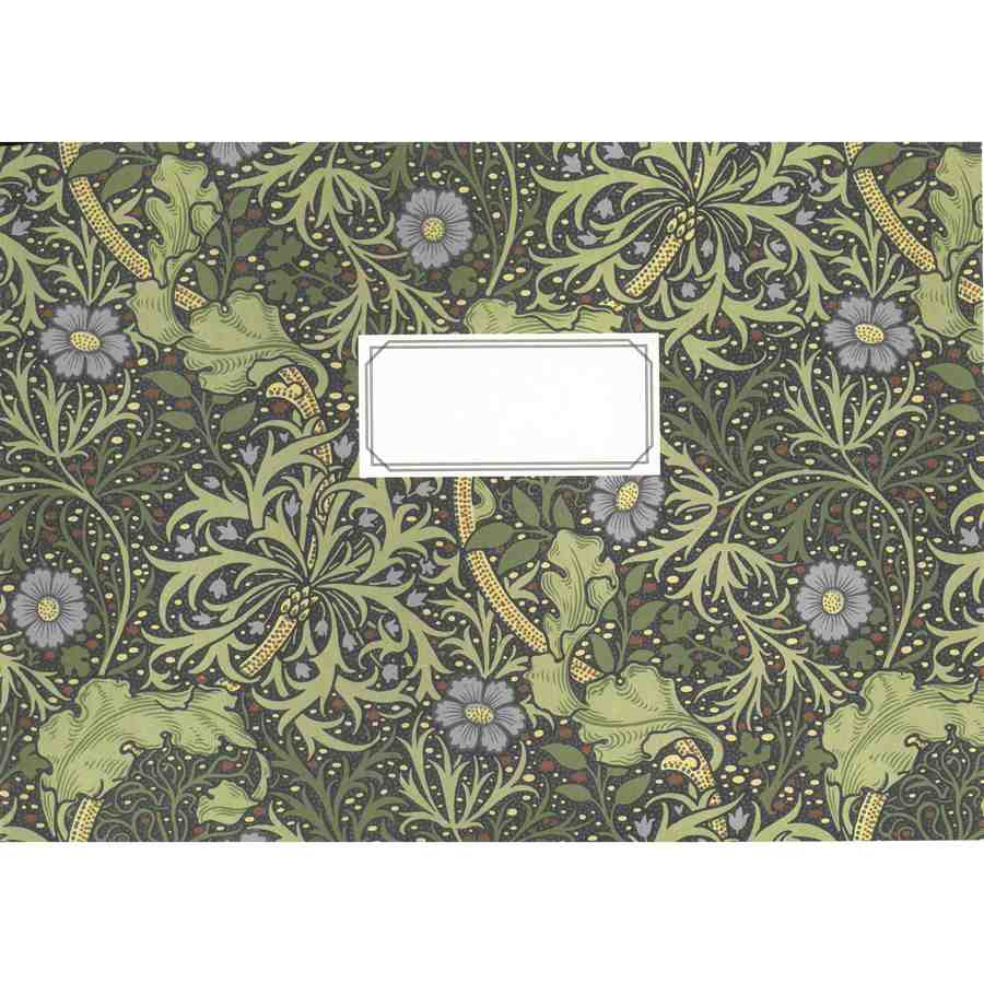 William Morris Guest Book Seaweed Wallpaper frontispiece