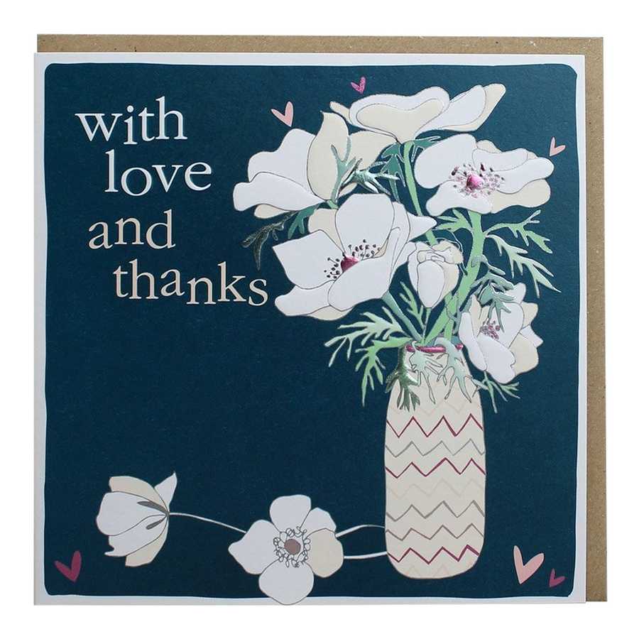 With Love And Thanks card FB106