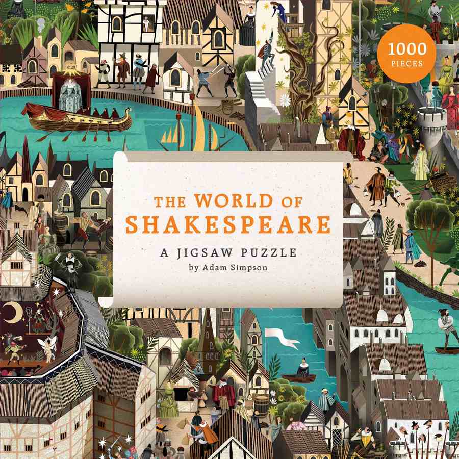 World Of Shakespeare 1000 piece Jigsaw Puzzle front