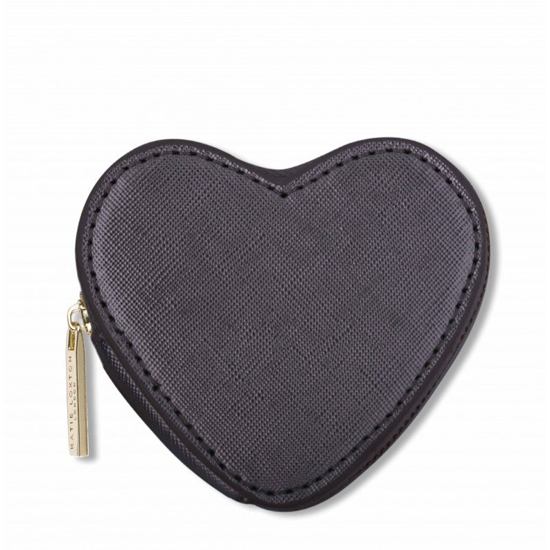 The Heart Coin Purse - Black