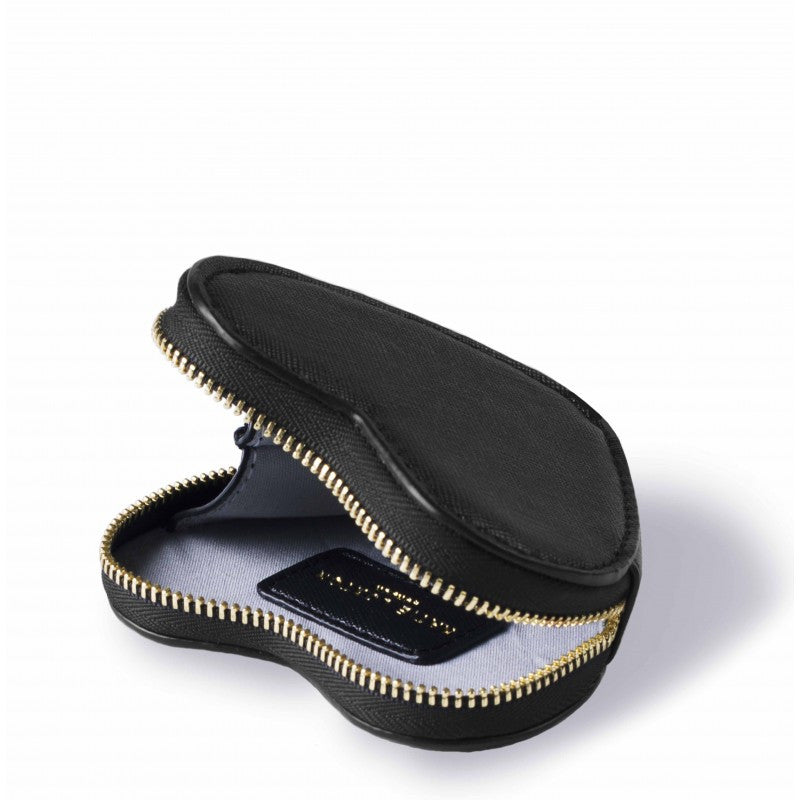 The Heart Coin Purse - Black open