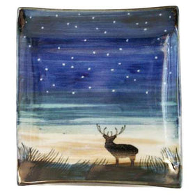 Highland Stoneware Stag At Night stockist Old School Beauly Inverness
