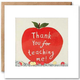 Thank You Teacher Card stockist The Old School Beauly