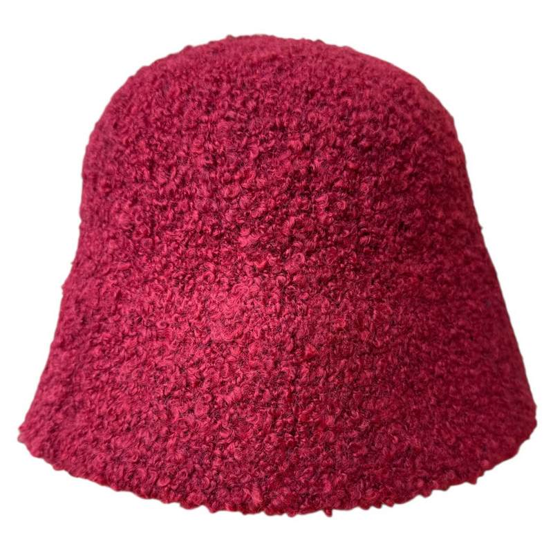 Alex Max Cappelli Boucle Cloche Hat Burgundy CA1701 main