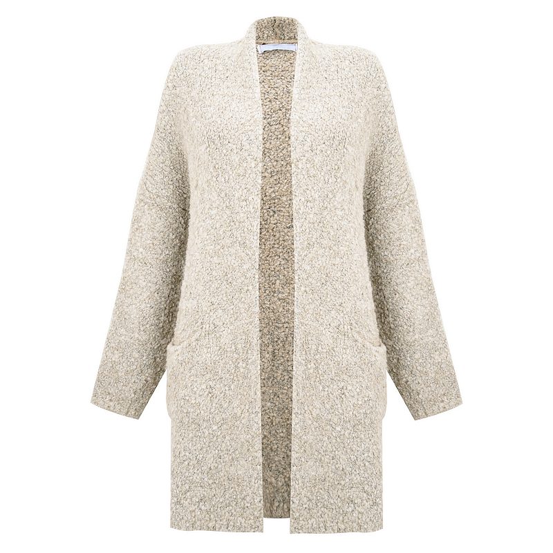 Amazing Woman Veritie Boucle Cardigan Ivory front