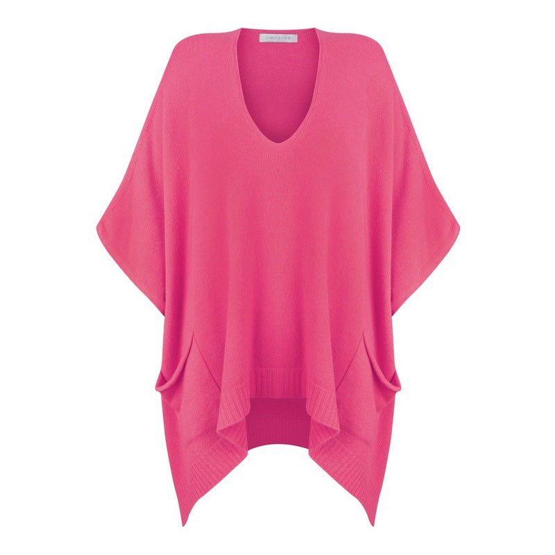 Amazing Woman Carey X V-Neck Tabard Magenta main