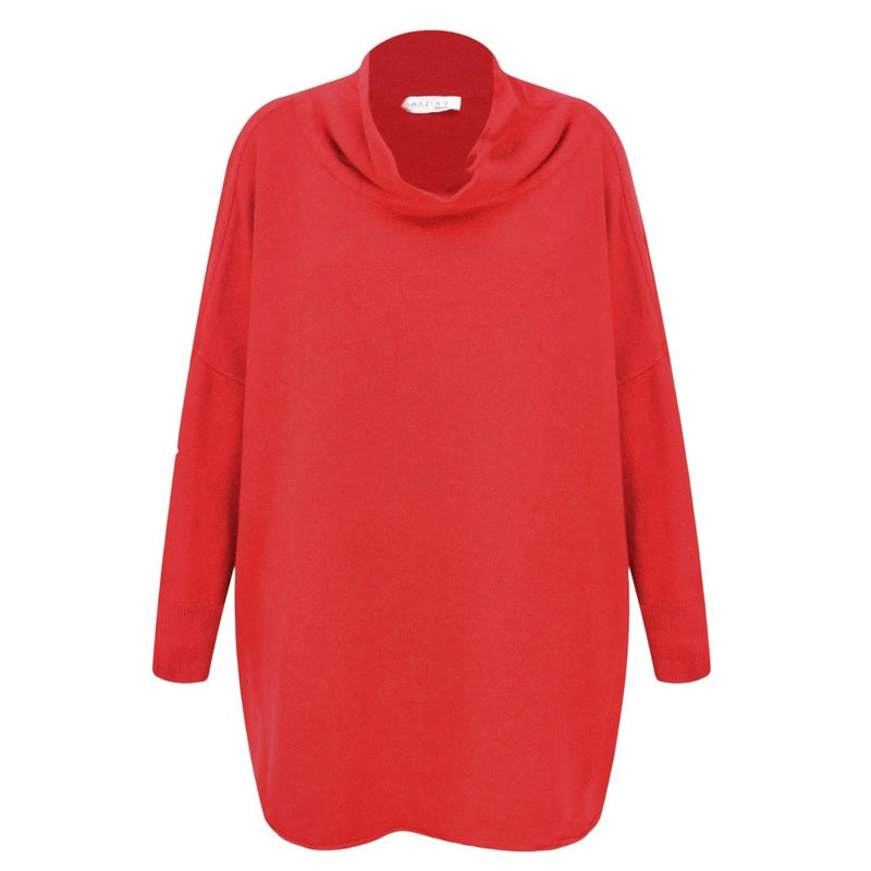 Amazing Woman Clothing Vera Oversized Jumper in Coral