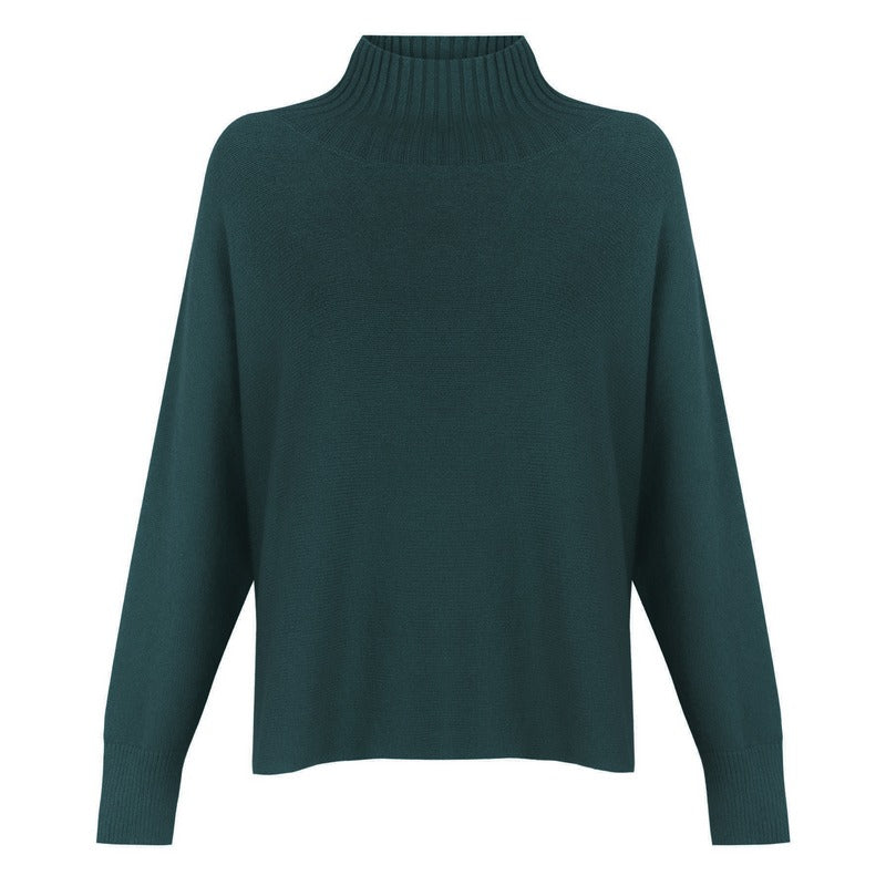 Amazing Woman Jolie Boxy High Neck Knit Laguna