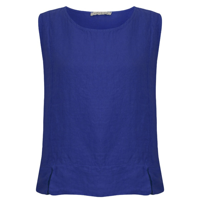 Amazing Woman Lucie Cami Top in Royal Blue front