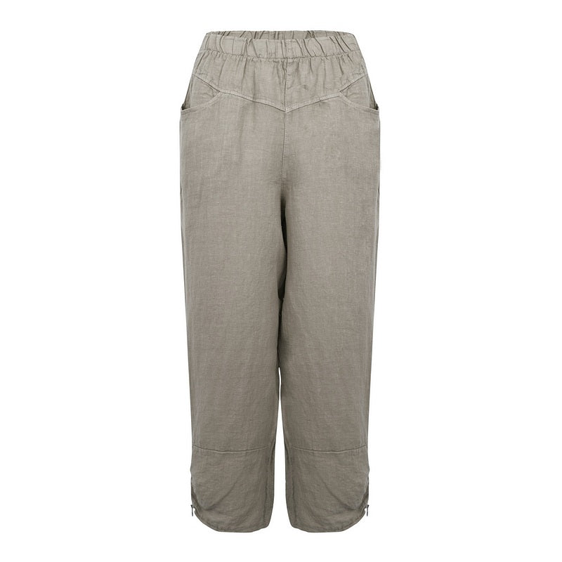 Amazing Woman Orla Linen Trousers Fango front