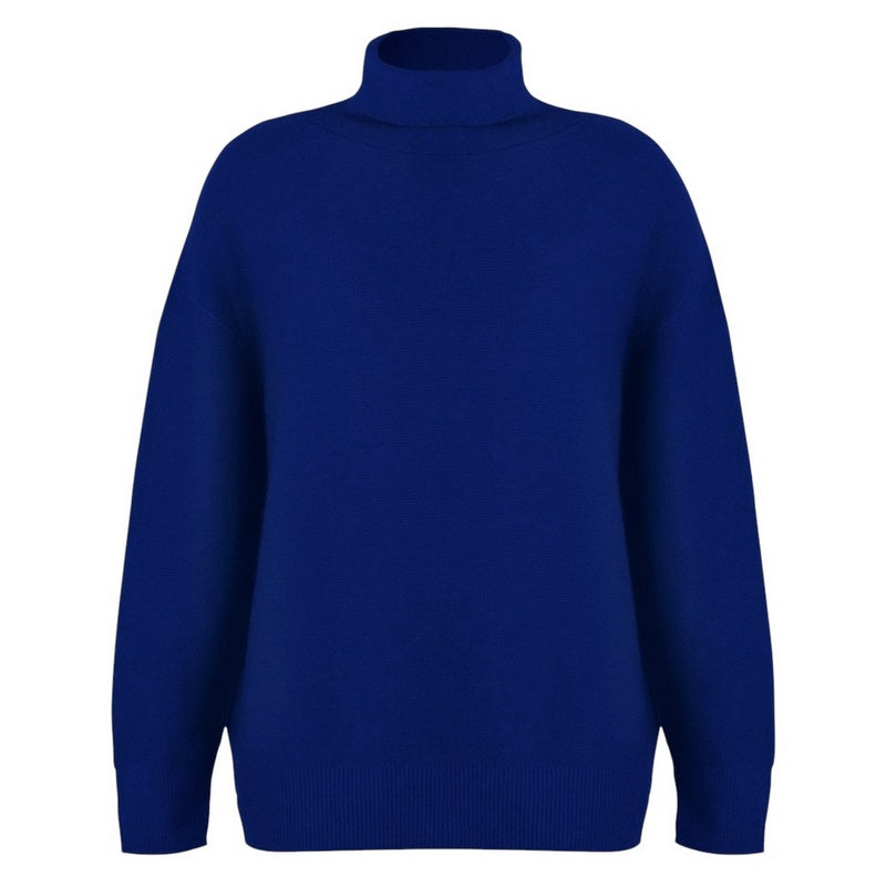 Amazing Woman Zoie Classic Polo Neck Royal Blue front