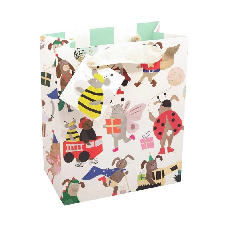 Animals in Dress-up Outfits Medium Gift Bag