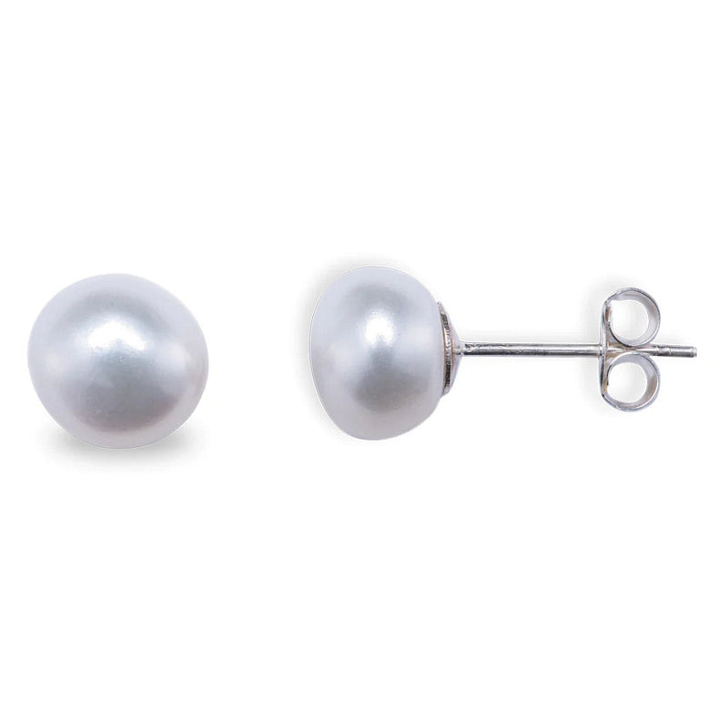 Annabella Moore Jewellery Quality Spirits Pearl Earrings AM07-09E front and side