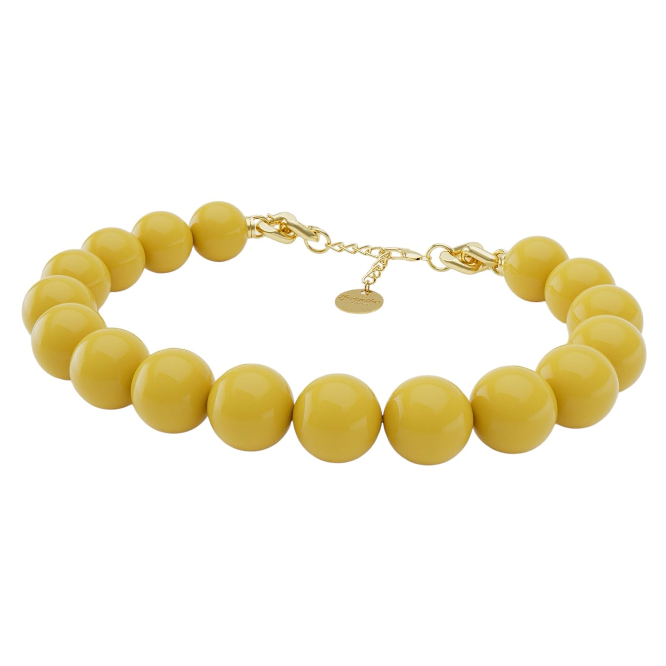 Antura Accessories Balloon Full Necklace ACJ910175 Custard side