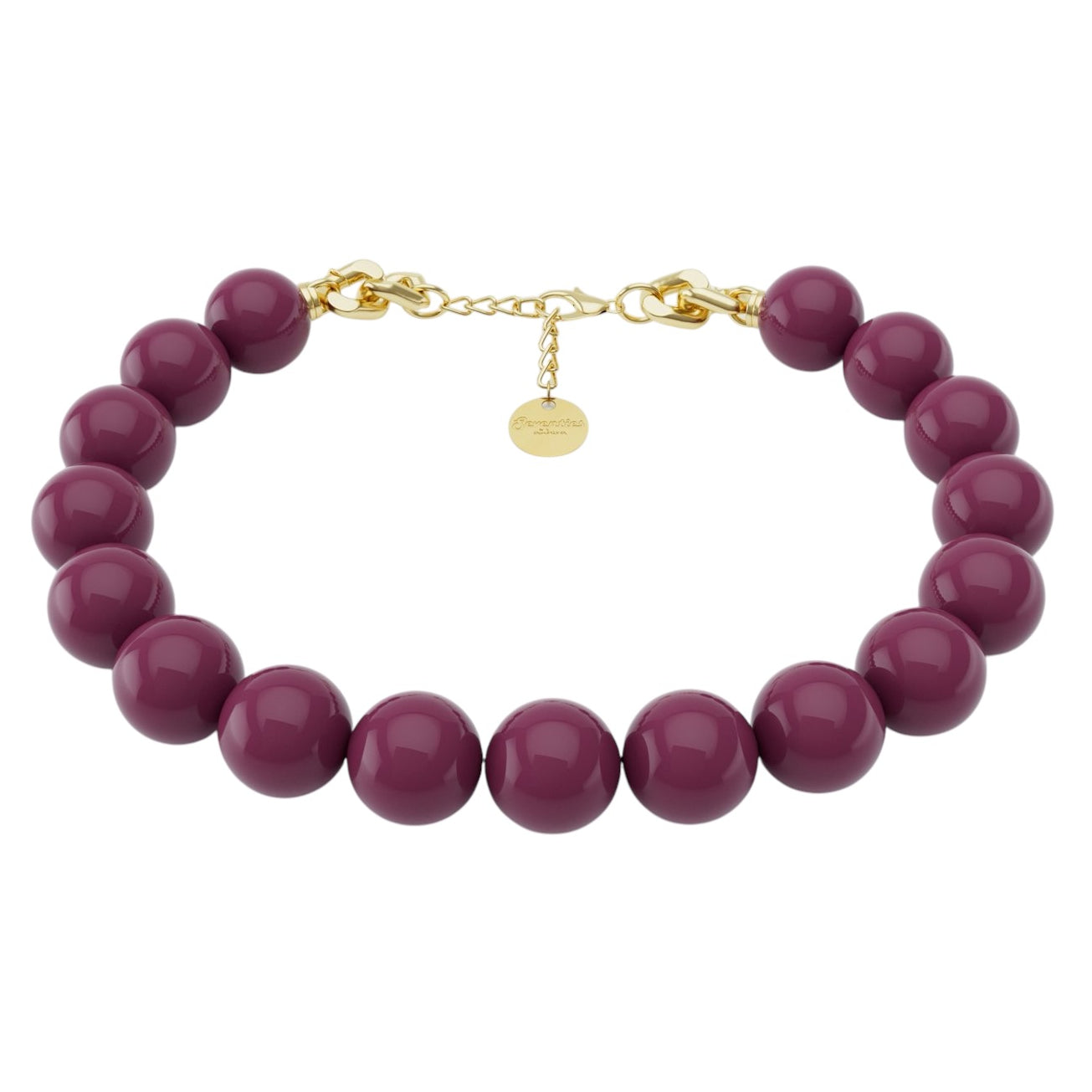 Antura Accessories Balloon Full Necklace Plum ACJ910175 main