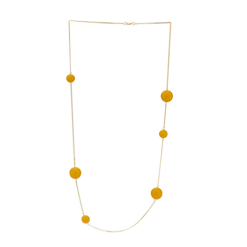 Antura Balloon Drop Necklace Custard ACH10015