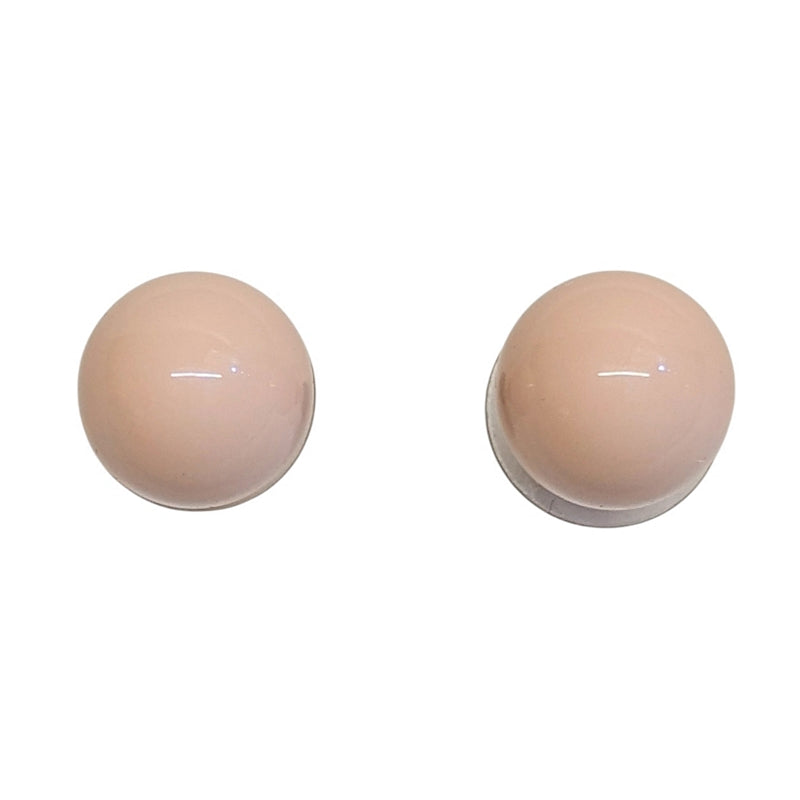 Antura Balloon Stud Earrings Blush AOJ10065 front