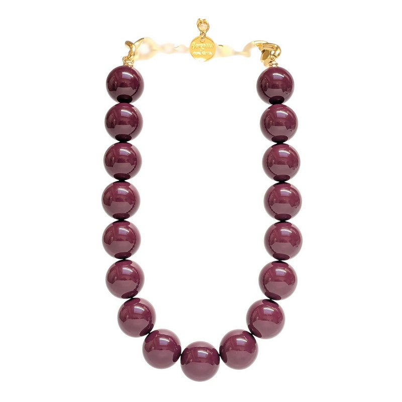 Antura Balloon Full Necklace Plum ACJ910175 main