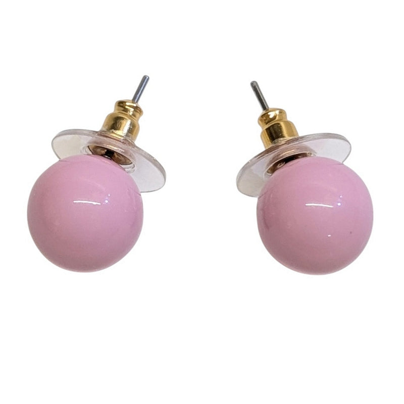 Antura Balloon Stud Earrings Rose AOJ10065 side