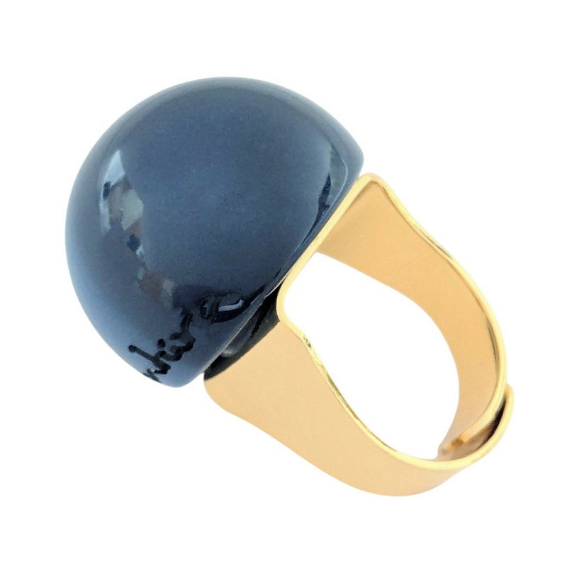 Antura Large Balloon Ring in Blue AAJ93013 side