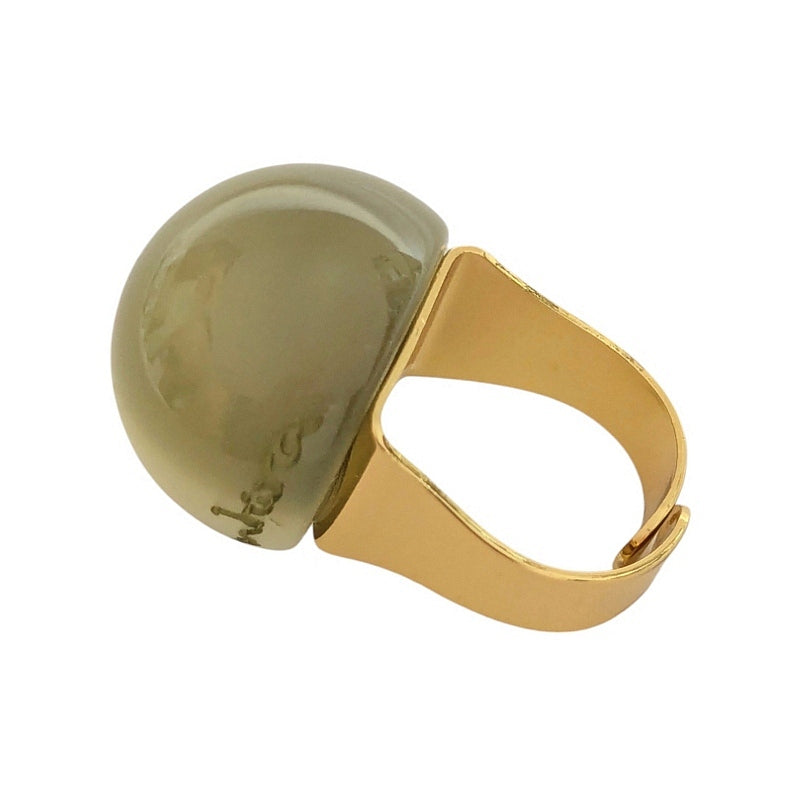 Antura Large Balloon Ring in Moss AAJ93013 angle