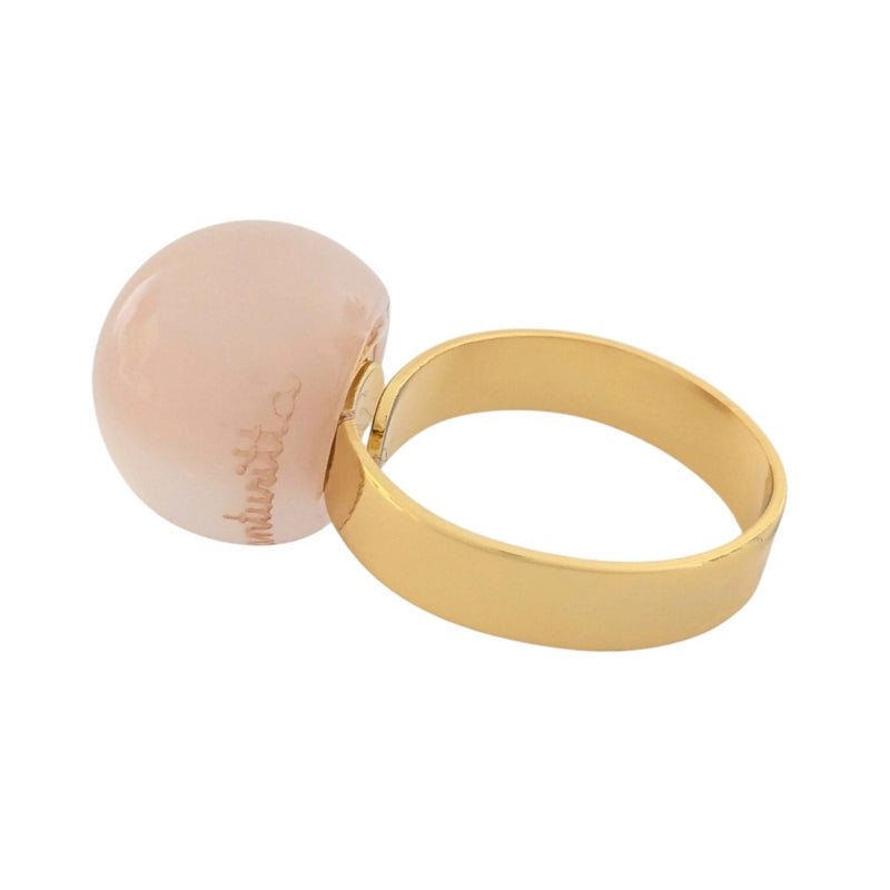 Antura Small Balloon Ring in Blush AAJ93095 angle