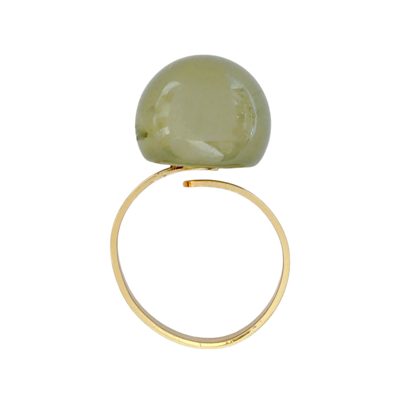 Antura Small Balloon Ring in Moss AAJ93095 flat