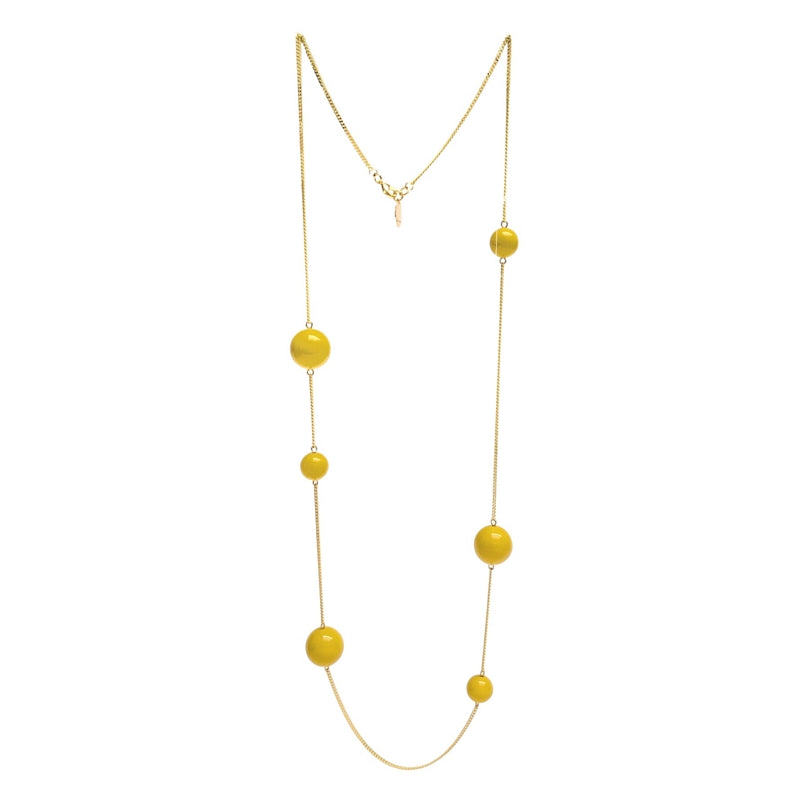 Antura Balloon Drop Necklace Custard ACH10015 main