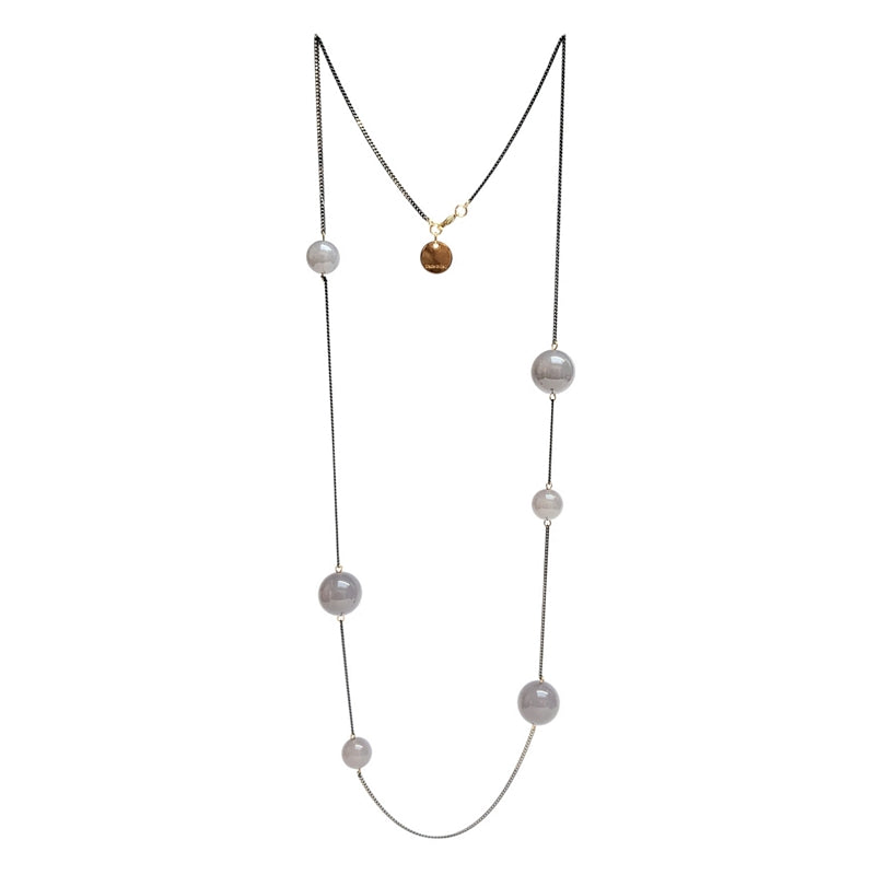 Antura Balloon Drop Necklace Smoke ACH10015 main