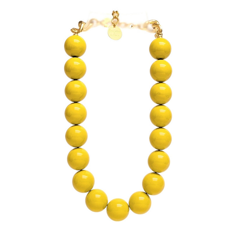 Antura Balloon Full Necklace ACJ910175 Custard main