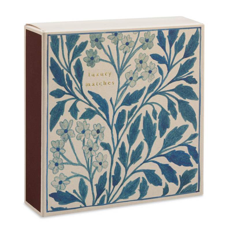Archivist Gallery Blue Floral Matches B296 front angle