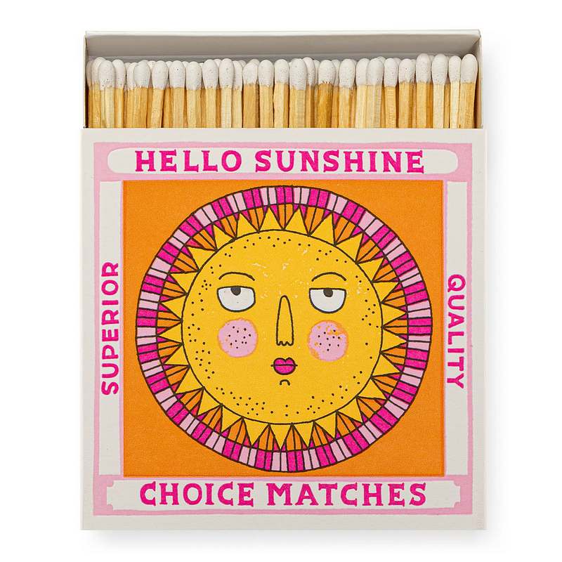 Archivist Gallery Hello Sunshine Luxury Matches B272 front