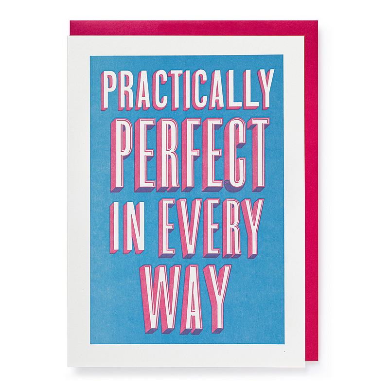 Archivist Gallery Practically Perfect in Every Way Card QP677 front