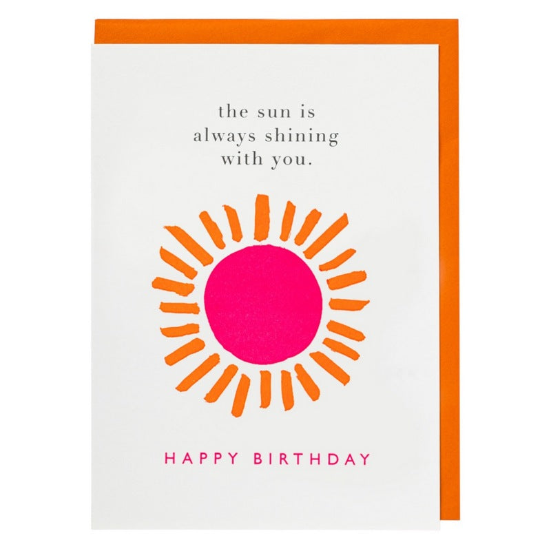 Archivist Gallery Sunshine Birthday Card QP692 front