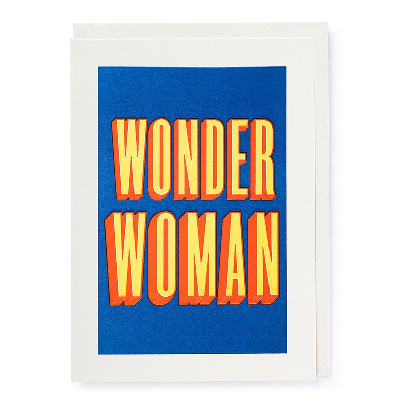 Archivist Gallery Wonder Woman Card QP609 front