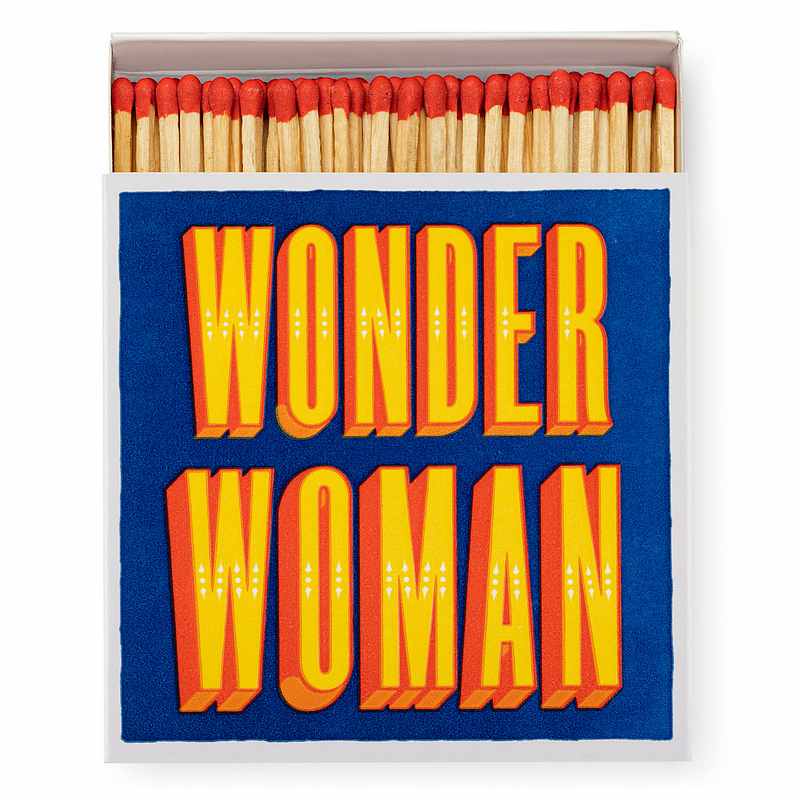 Archivist Gallery Wonder Woman Luxury Matches B237 front