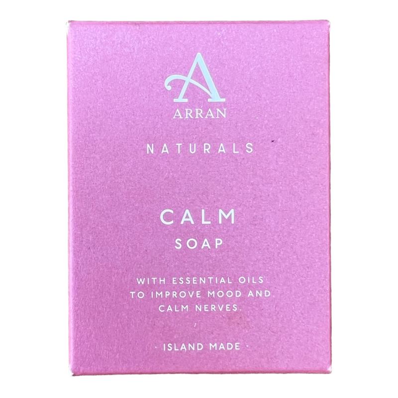 Arran Aromatics Calm Lavender & Chamomile Soap Bar box front