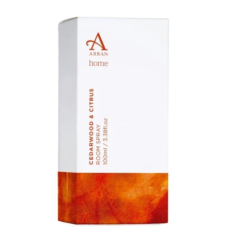 Arran Aromatics Cedarwood & Citrus Room Spray HOM020 box