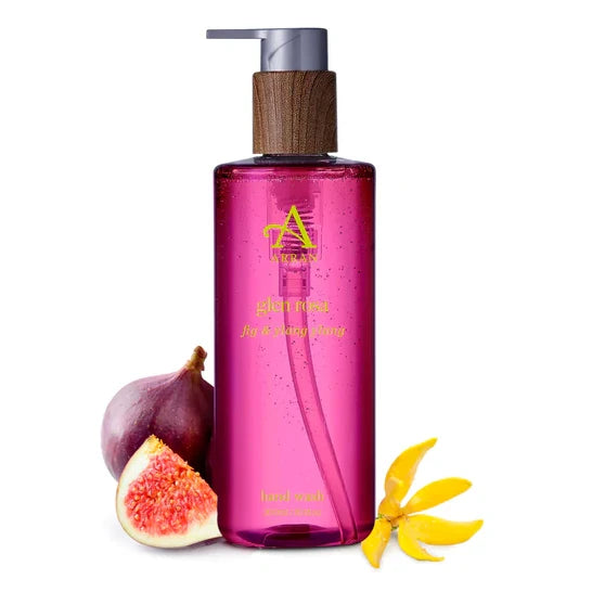 Arran Aromatics Glen Rosa Fig & Ylang Ylang Hand Wash GRS006 with ingredients
