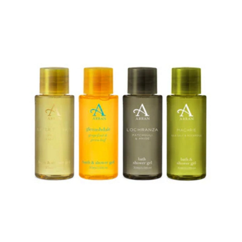 Arran Aromatics Unisex Shower Gel Discovery Gift Set bottles