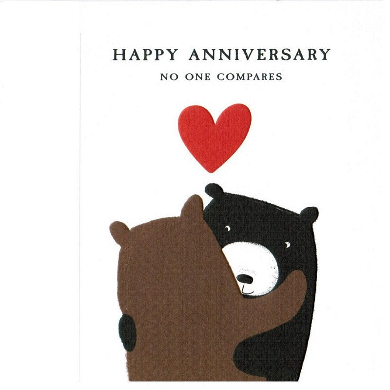 Art File Bear Anniverary No-one Compares Card BE40