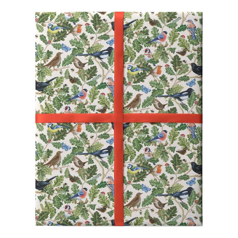 Art File Birdsong and Leaves Gift Wrap GW134 lifestyle