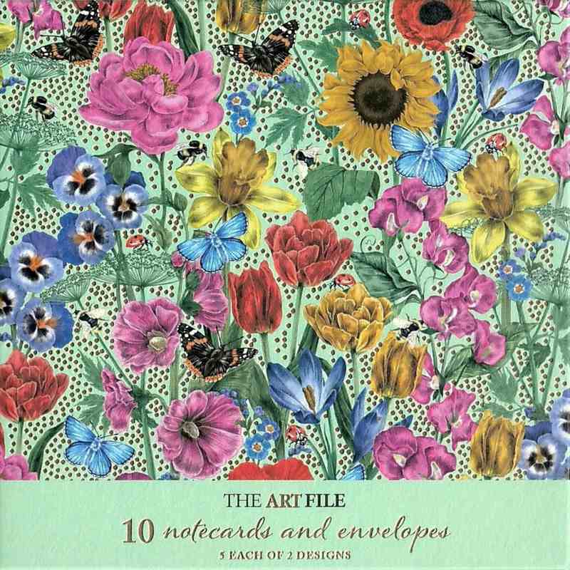 Art File Blooming Lovely Notecard Wallet Pack of 10 WAE12 back