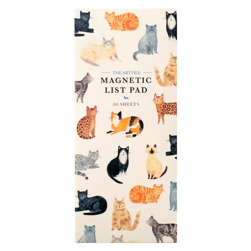 Art File Cats Magnetic List Pad PAD05 front