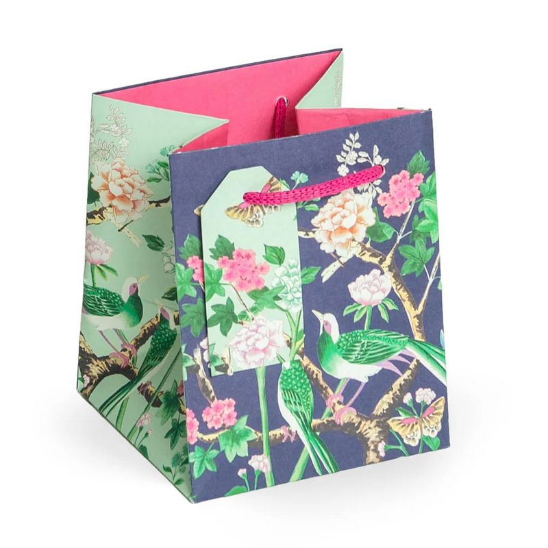 Art File Chinoiserie Purple Small Gift Bag GB323 front